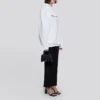Logo Printing Hoodie White 578135TIV559040