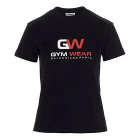 Logo Printing Round-neck Tee Black 612964TIVD51000