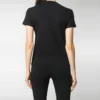 Logo Printing Round-neck Tee Black 612964TIVD51000
