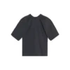 Logo Printing Short Sleeve Unisex Black 583098TFV598465