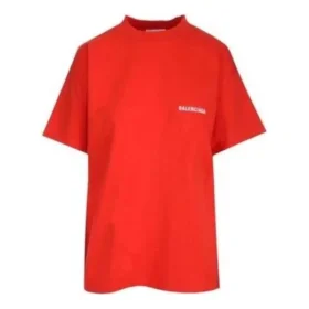 Logo Regular Fit T-Shirt “Bright Red” 612965TMVF43168