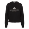 Logo Round-neck Sweatshirt Black 595106T15511073