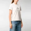 Logo Round-neck Tee Grey/White 612964TJVD99054
