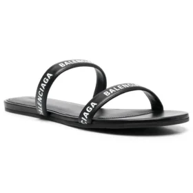 Logo Sandals “Calf Black” 694999WCAE11090