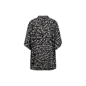 Logo Strips Minimal Short Sleeve Shirt “Black” 681813TML21-1269