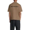 Logo T-Shirt Medium Fit “Tan” 612966TMVF47761