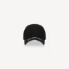 Logo visor cap in black Logo visor cap in black