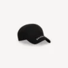 Logo visor cap in black Logo visor cap in black