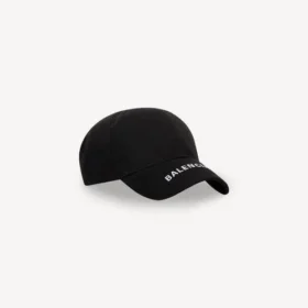 Logo visor cap in black
