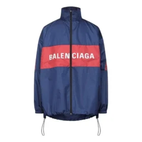 Logo Zip Up Jacket “Blue Red” 561466TYD338065