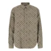 Logomania All Over Long Sleeve Shirt “Beige” 662983TNLL19763
