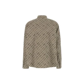 Logomania All Over Long Sleeve Shirt “Beige” 662983TNLL19763