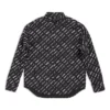 Logomania All Over Long Sleeve Shirt “Black” 662983TNLL11070
