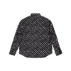 Logomania All Over Long Sleeve Shirt “Black” 662983TNLL11070