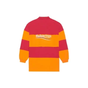 Long Sleeve Cut Up Polo “Raspberry Fluo Orange” 657073TKVA56667 Long Sleeve Cut Up Polo “Raspberry Fluo Orange” 657073TKVA56667