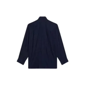 Long Sleeve Large Fit Shirt “Blue” 658956TLM164100