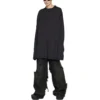Long Sleeve T-shirt Oversized “Black Faded” 739783TOVF49034