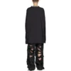 Long Sleeve T-shirt Oversized “Black Faded” 739783TOVF49034