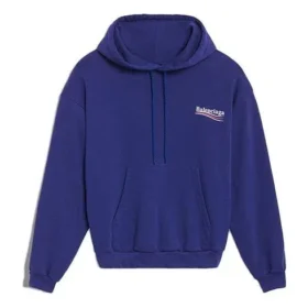 Loose Cotton Hoodie Blue 578135TIV531195
