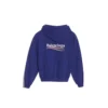 Loose Cotton Hoodie Blue 578135TIV531195