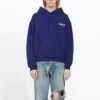 Loose Cotton Hoodie Blue 578135TIV531195