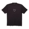 Lovey T-shirt Large Fit “Black” 641675TQVV89034