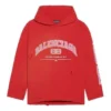 Maison Balenciaga Cropped Hoodie “Cardi Red” 670946-TLVJ3-6441