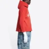 Maison Balenciaga Cropped Hoodie “Cardi Red” 670946-TLVJ3-6441