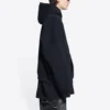 Maison Balenciaga Hoodie Wide Fit “Black” 674986TLVJ21074