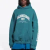 Maison Balenciaga Hoodie Wide Fit “Indigo” 674986TLVJ24480