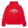 Maison Balenciaga Hoodie Wide Fit “Red” 674986TLVJ26441