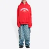 Maison Balenciaga Hoodie Wide Fit “Red” 674986TLVJ26441