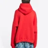 Maison Balenciaga Hoodie Wide Fit “Red” 674986TLVJ26441