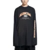Maison Balenciaga Long Sleeve T-Shirt “Black” 681046TLVJ11074