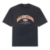 Maison Balenciaga T-Shirt Medium Fit “Black” 612966TLVJ11074