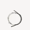 Malibu pearl bracelet/choker in black/white/shiny silver Malibu pearl bracelet/choker in black/white/shiny silver