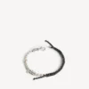 Malibu pearl bracelet/choker in black/white/shiny silver Malibu pearl bracelet/choker in black/white/shiny silver