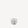 Melrose signet ring in antique silver