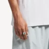 Melrose signet ring in antique silver