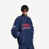 Men’s 3b football tracksuit jacket in new dark navy Men’s 3b football tracksuit jacket in new dark navy