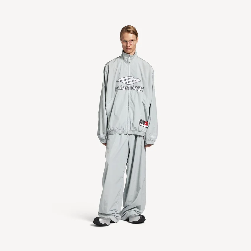 Men’s 3b football tracksuit jacket in new grey Men’s 3b football tracksuit jacket in new grey