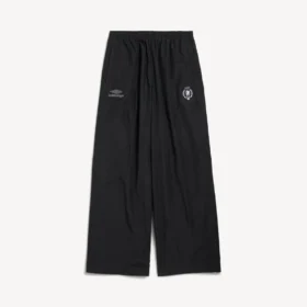 Men’s 3b football tracksuit pants in black