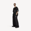 Men’s 3b football tracksuit pants in black