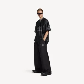 Men’s 3b football tracksuit pants in black