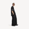 Men’s 3b football tracksuit pants in black
