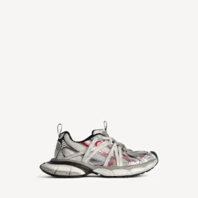 Men’s 3xl extreme laces b sneaker in grey/silver/red/black