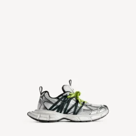 Men’s 3xl interlace sneaker in grey/neon yellow