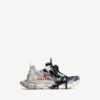Men’s 3xl split logo sneaker in eggshell/red/navy
