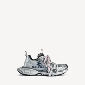 Men’s 3xl split logo sneaker in white/navy/grey