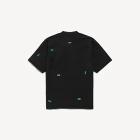 Men’s 520 stickers medium fit t-shirt  in black/green
